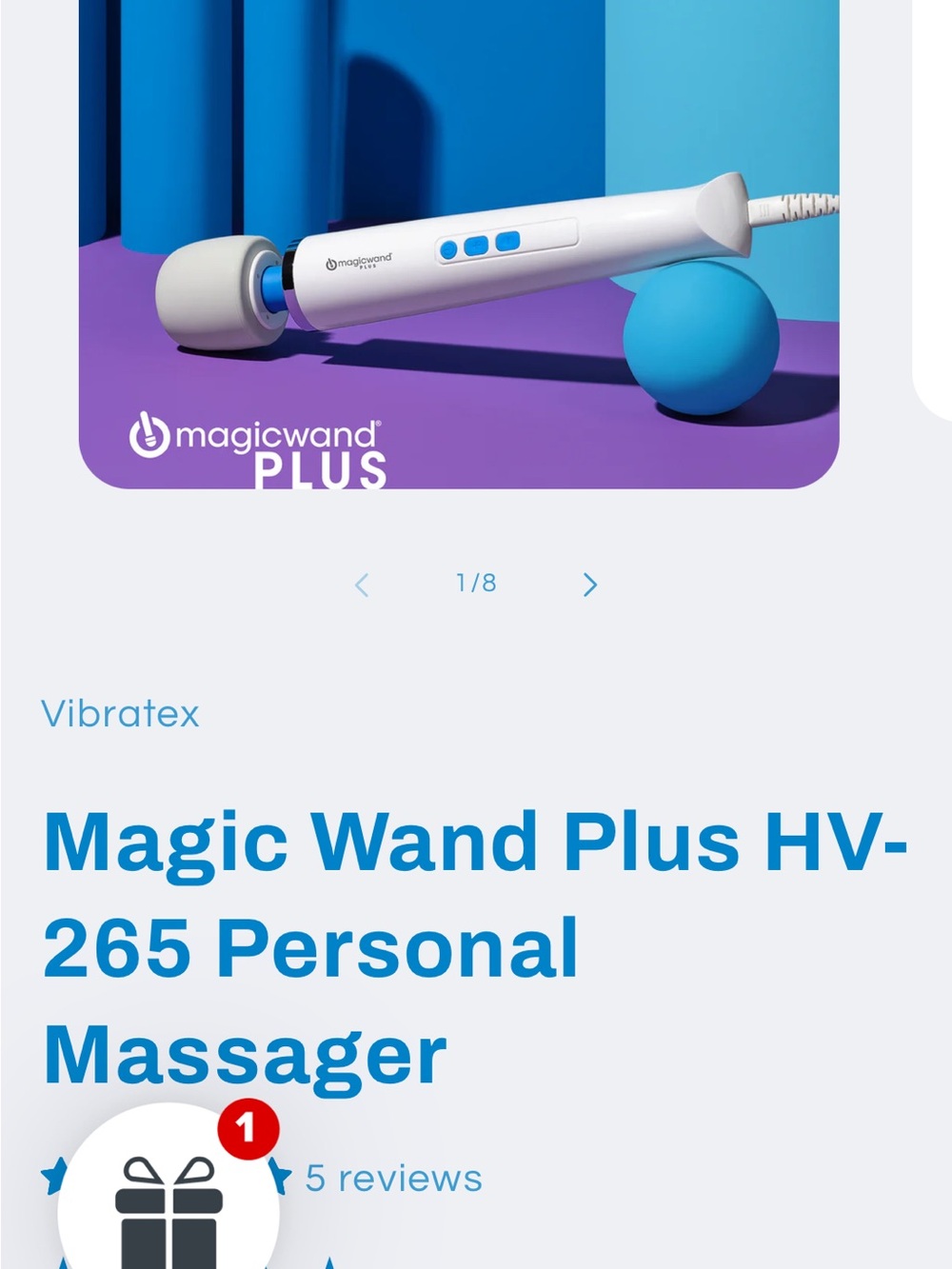 Magic Wand Plus Personal Massager - NWT